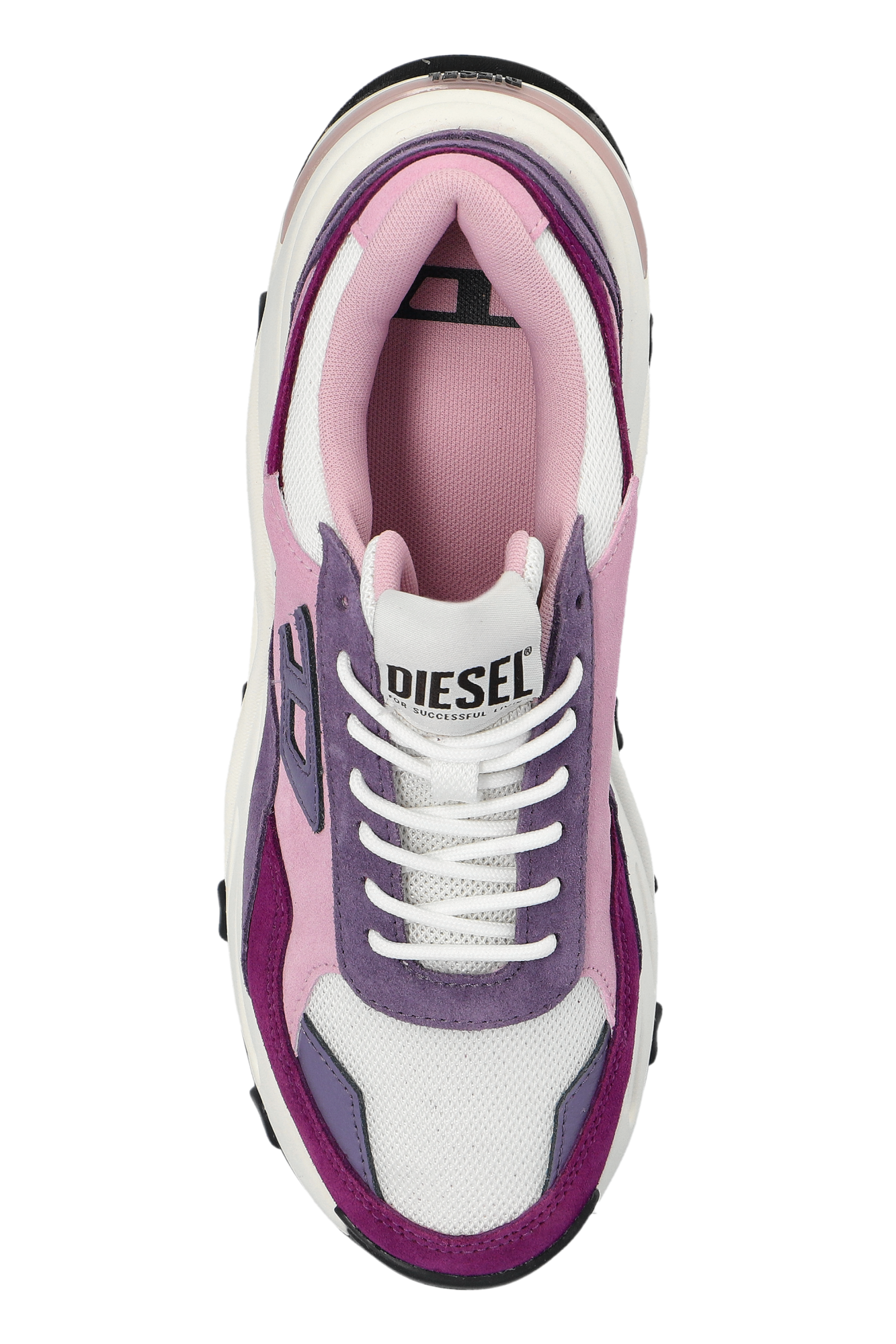 ☆DIESEL☆ S-Savannah W 37 Women's S-Savannah-Platform sneakers in suede and mesh